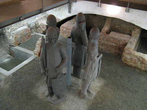 Archaeological Site in Gent Belgium