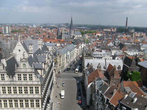 Belfortstraat in Gent Belgium