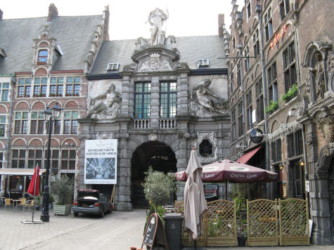 Old Fish Market in Gent Belgium (Oude Vismijn)